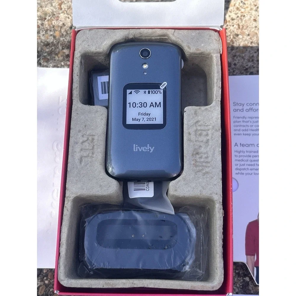 NEW Open Box Jitterbug Flip2 Easy Cell Phone for Seniors – Lively